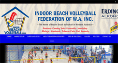 Desktop Screenshot of indoorbeachvolleyball.com